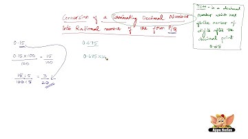 What is a terminating decimal number? How to convert terminating decimal to rational # ?