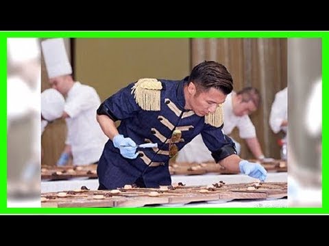 謝霆鋒展現高速快手做甜品　網諷：鬼畫符？