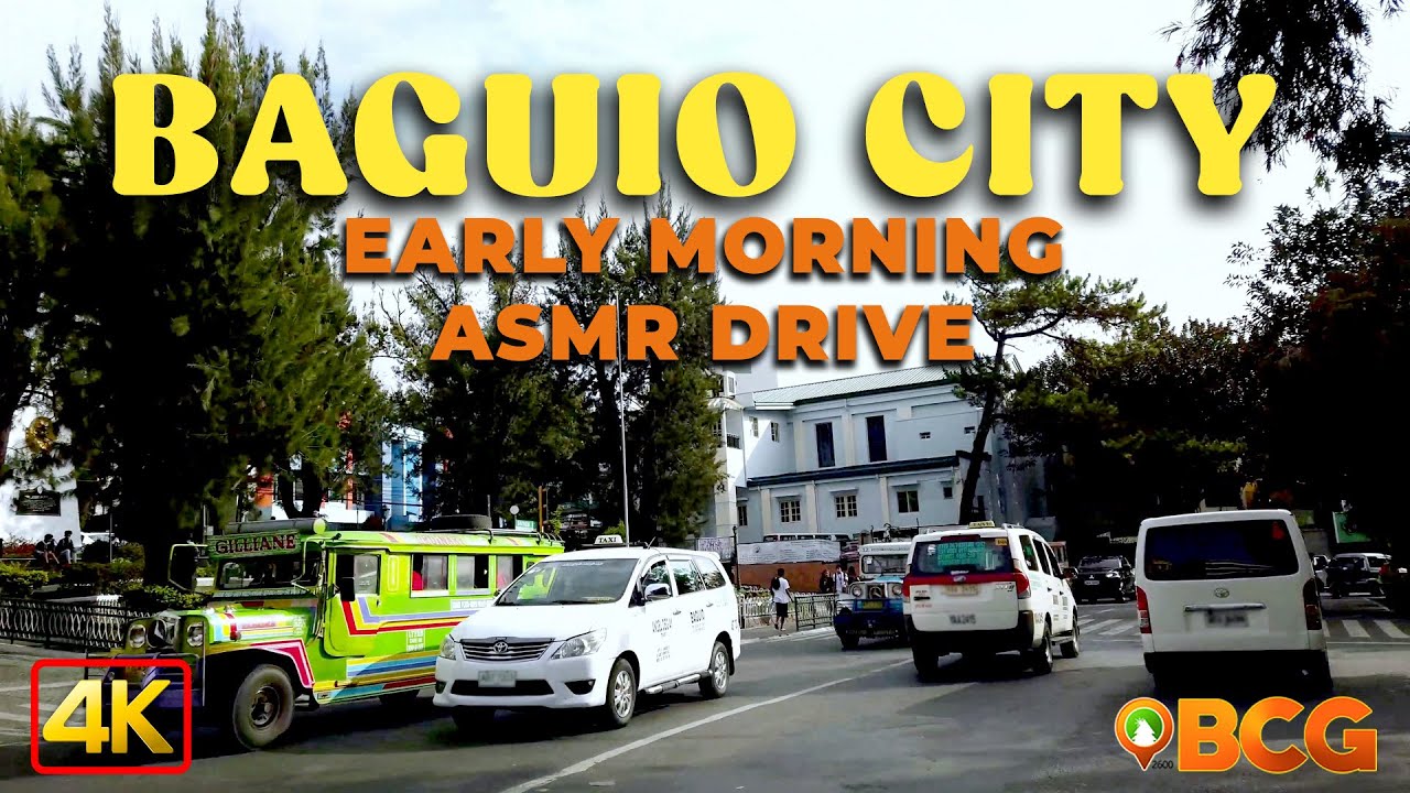 Early Morning ASMR Drive in Baguio City
