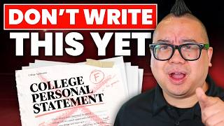 Details Don't Write The College Personal Statement Before Watching This News