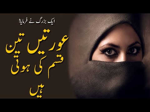 Aurton Ke 3 Kismay Hay Aurat Ki Pechan Khush Kismat Aurat Types Of Women Dilchasp Videos 