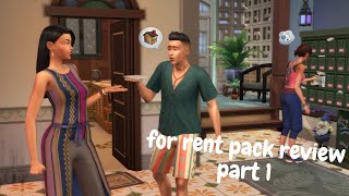 Review of For Rent Pack: Part 1 | The Sims 4