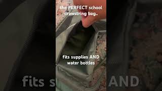 what is the PERFECT drawstring bag for school