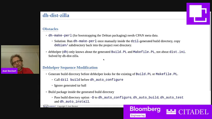 dh-dist-zilla: From Dist::Zilla's dist.ini to Debian's .deb in one go - Axel Beckert