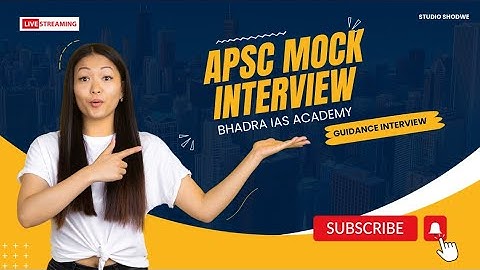 APSC mock interview of Bidisha Bora Sub Registrar rank17 @BhadraIASAcademy  #apsc #apscaspirants