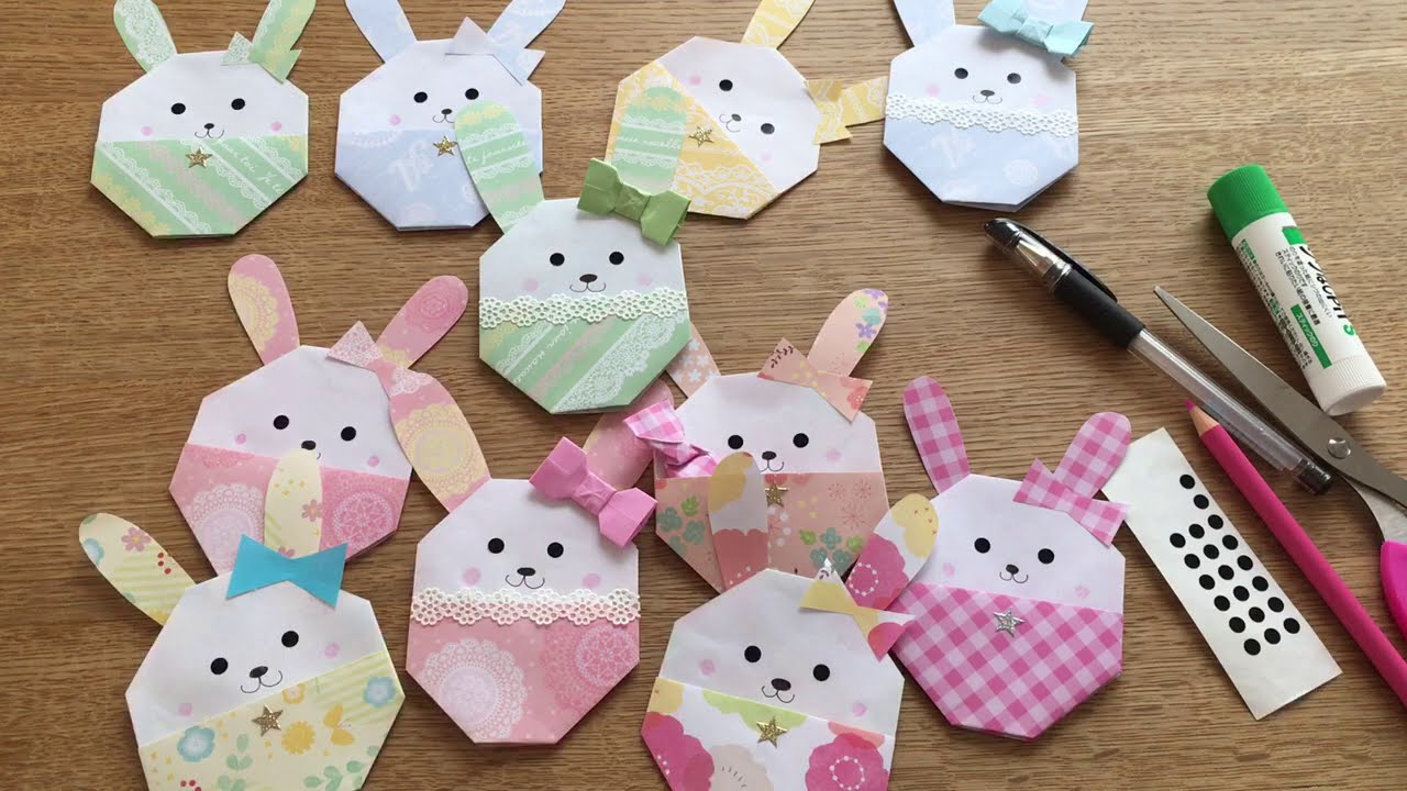 折り紙 イースターバニー How To Make Origami Easter Bunny Youtube