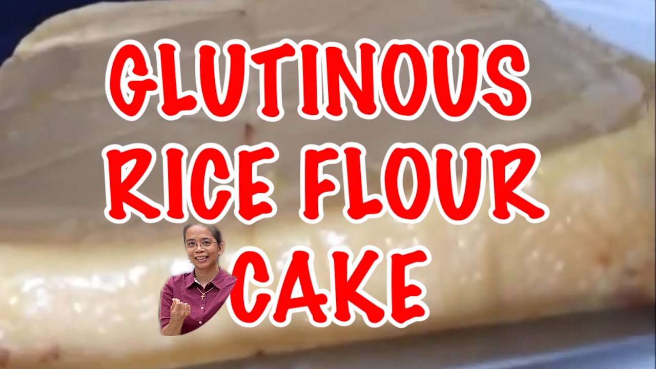 How to cook OVEN BAKE Glutinous Rice Flour Cake 