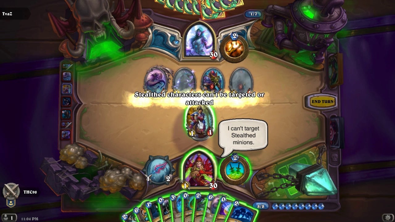 Hearthstone - Conceal + Herald Volazj bugged interaction