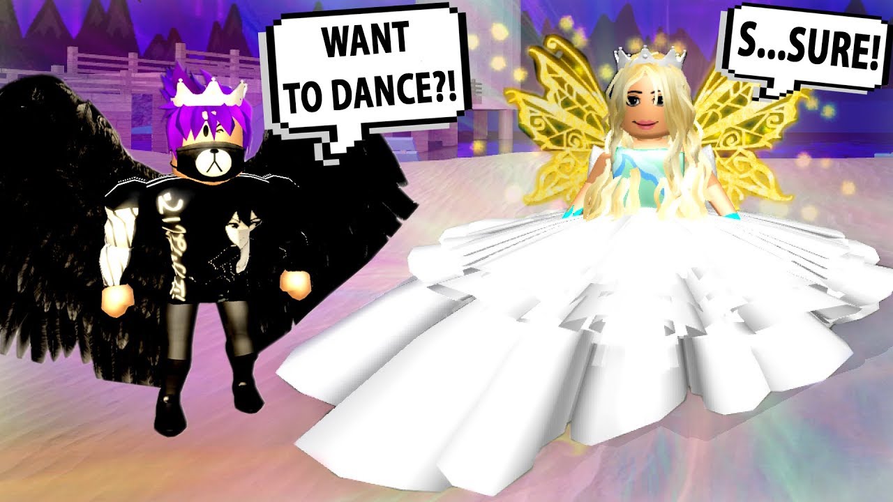 The Demon Prince Asks The Angel Princess To The Dance Roblox Royal High School Roblox Roleplay - roblox royal high looks