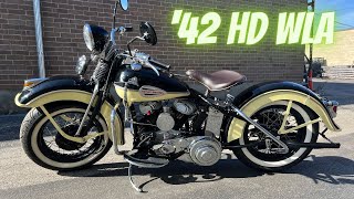 1942 Harley Davidson WLA - Flathead - For Sale! by NextGen Classic Cars Of Illinois 1,109 views 2 months ago 3 minutes, 46 seconds