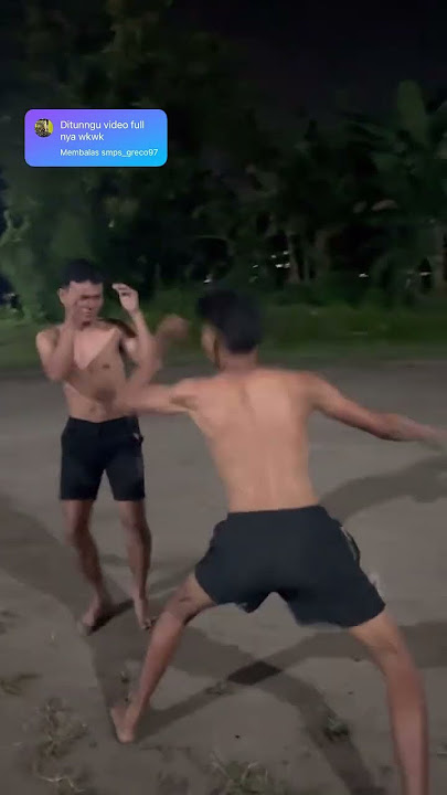 What started as a challenge on social media ended in a fight #boxing #muaythai #pencaksilat