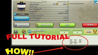 Hack Clan description in clash of clan HOW TO DO😎