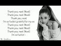 Ariana Grande - Thank U, Next Lyrics (Mr. Stubborn)