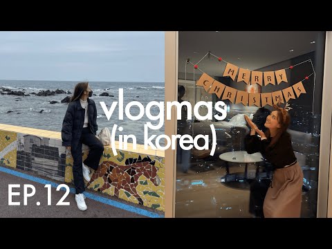 VLOGMAS EP 12 • daily errands, malls in seoul, single's inferno chat, ✈️🍊 off to jeju island!!