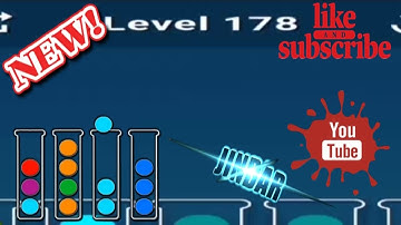 Ball Sort Puzzle Level 178 Color Sorting Games Level 178