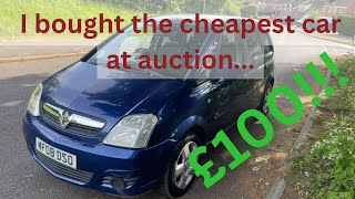 I bought the cheapest car at auction...