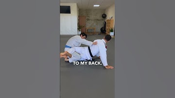 Powerful half guard sweep! #bjj