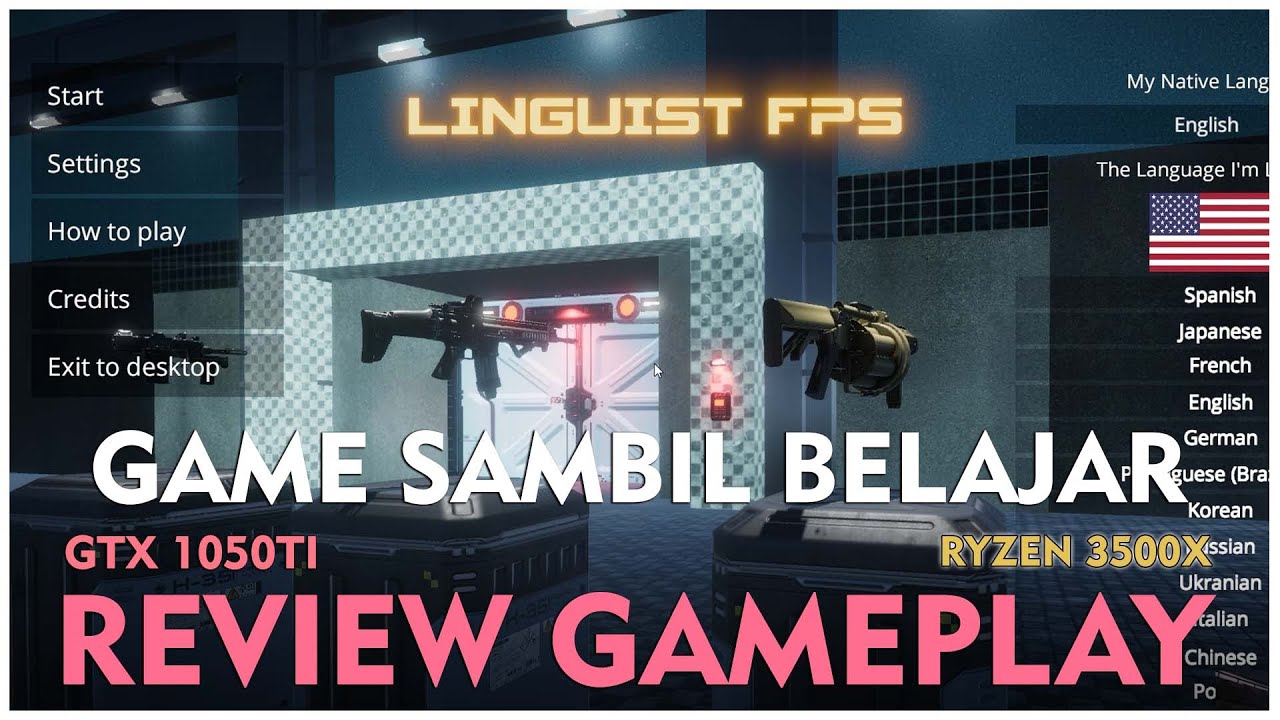 Linguist FPS: The Language Learning FPS Gameplay Video