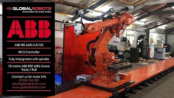 Global Robots ABB IRB 6650 3.2/125 Robot with an IRC5 Controller