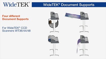 WideTEK Document Supports