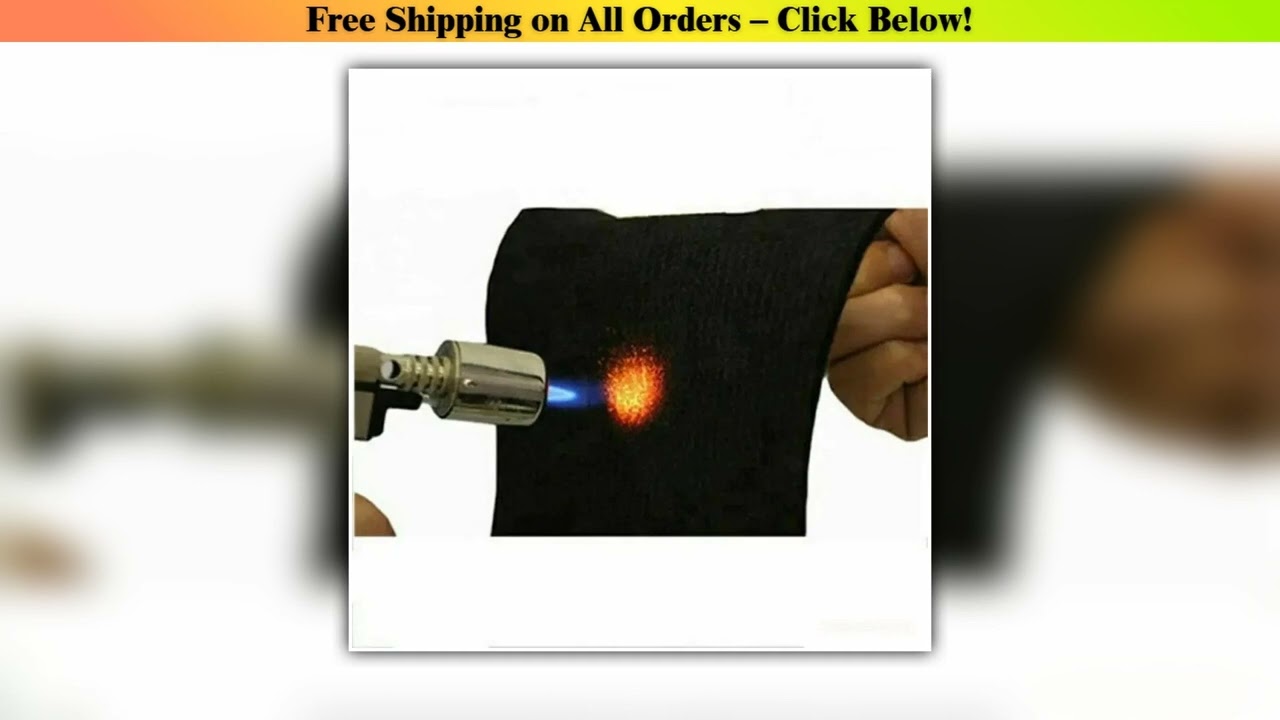 Fireproof Welding Blanket 300x200mm, Black High-Temperature Insulation Pad for Camp Working