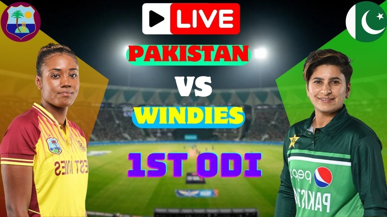Pakistan Women VS West indies Women Live PakW VS WIW live WI w vs Pak w Today Live YouTube