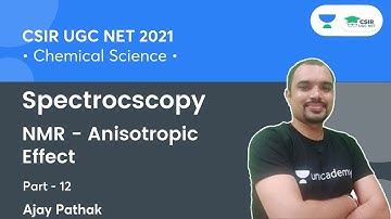 Spectrocscopy | NMR - 12 | Anisotropic Effect for CSIR NET 2021 By Ajay Pathak