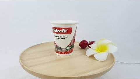 In ly giấy THÁI CAFE - Ly giấy 16oz (500ml) in offset nhiều màu | ®in Bimi