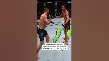 An iconic moment from Max Holloway 😱