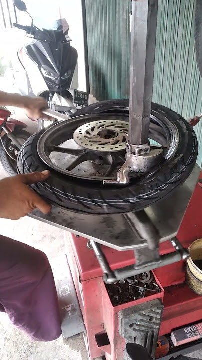 cara buka ban pake mesin#tutorial