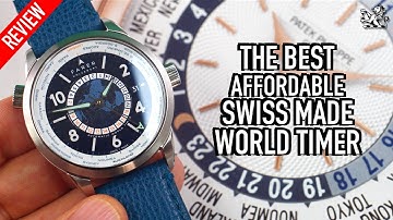 The Best Affordable Automatic 39mm World Timer Under $1500: The Swiss Made Farer Roché Watch