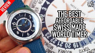The Best Affordable Automatic 39mm World Timer Under $1500: The Swiss Made Farer Roché Watch