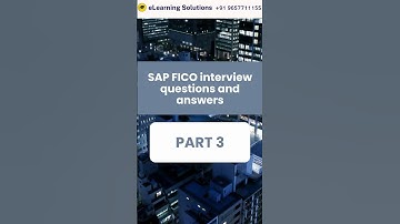 SAP FICO interview questions and answers, part 3 | SAP FICO