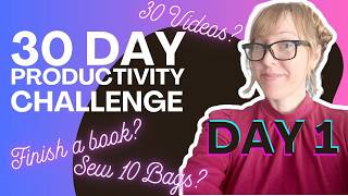30 DAY PRODUCTIVITY CHALLENGE: DAY 1 (5 goals a day for 30 days)