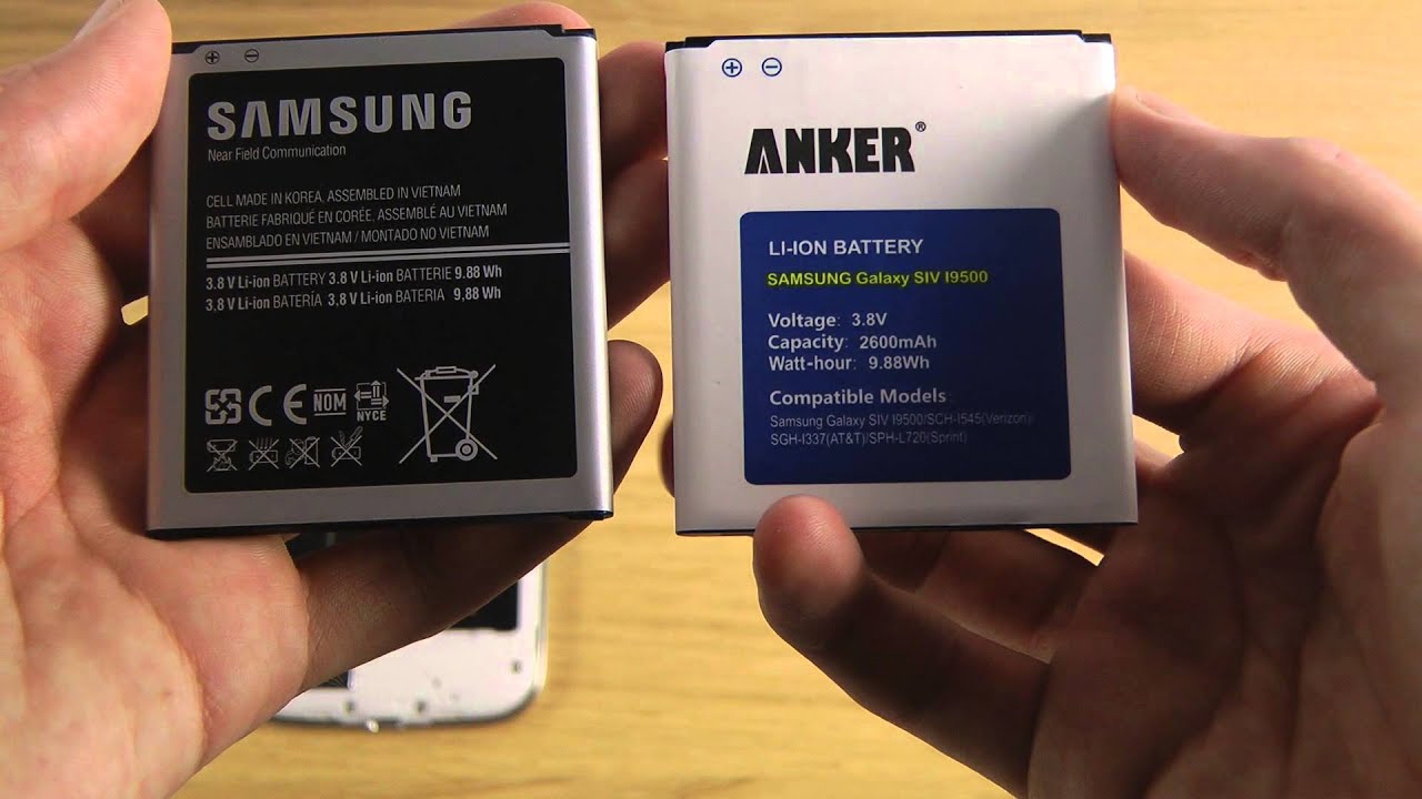 parent Viva Become Samsung Galaxy S4 Extra Battery - 2600mah Anker Review - YouTube