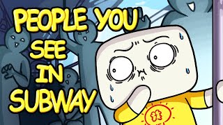 Riding the Subway: The Most Unusual People I&#39;ve Seen! (Animation)