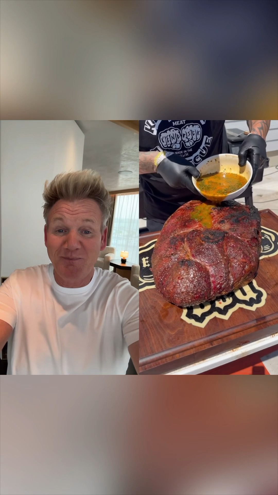 Trust me….you won’t find me playing with meat this big !!