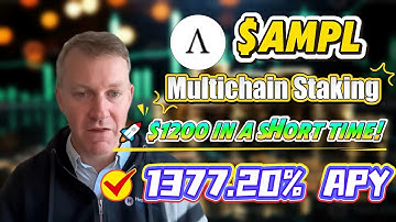 Crash-Proof Your Portfolio: Use AMPL + Ampleforth FORTH for APY 1377.20% and Steady Yield Farming