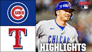 Chicago Cubs vs. Texas Rangers | Full Game Highlights | ESPN MLB screenshot 1