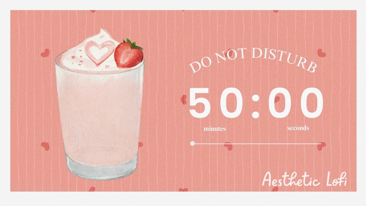 𝟻𝟶/𝟷𝟶 𝙿𝚘𝚖𝚘𝚍𝚘𝚛𝚘 ☕️ 𝓵𝓸𝓿𝓮 𝓵𝓪𝓽𝓽𝓮 Focus Session (4 Hours) | Aesthetic Lofi | adhd friendly