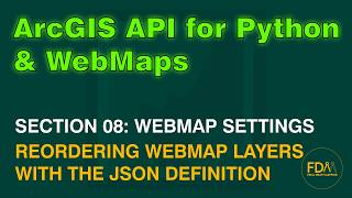 Reorder WebMap Layers in ArcGIS Online using the ArcGIS API for Python