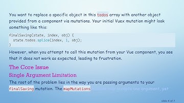 Resolving Vuex State Updates with the splice Method: A Solution for Object Replacement