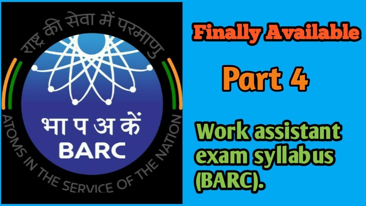 | BARC WORK ASSISTANT syllabus | Syllabus of Work assistant post | BARC | Electronical |