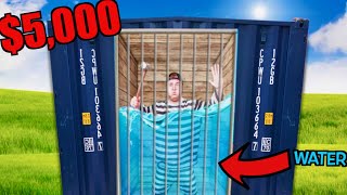 $5,000 Unbreakable BOX PRISON ESCAPE  UNDERWATER UNBREAKABLE BOX PRANK