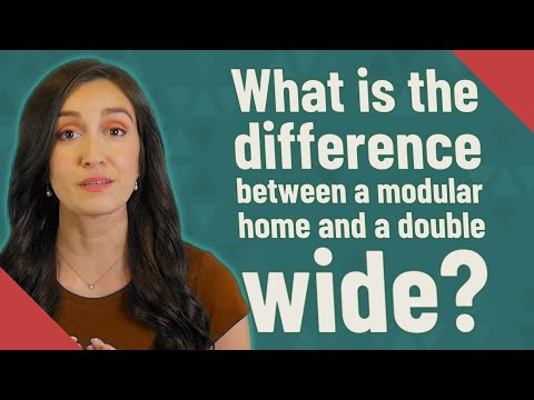 Video: Una doppia ampia è una casa modulare?