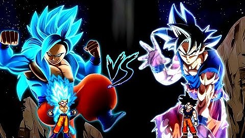 Who is Stronger ?🤔 | Goku TP V4 OP (all form) VS Manga Goku UI V3 OP in Jump Force Mugen