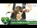 Short haircut with long bangs parikmaxer tv english version