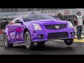 Purple CTS-V Goes Wheels UP! @ TX2K19