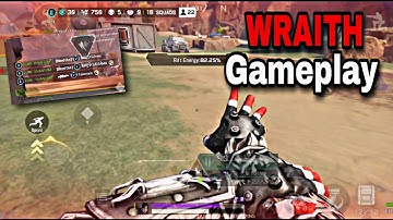 1vs3 Clutches and Saving teammates with Wraith | Apex Legends Mobile