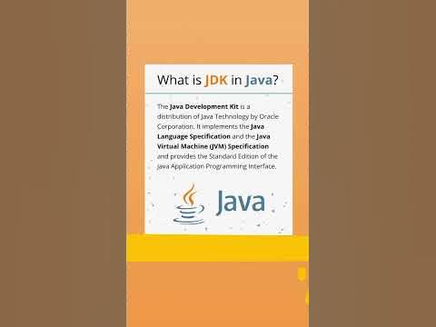 what is jdk in java #shorts - YouTube